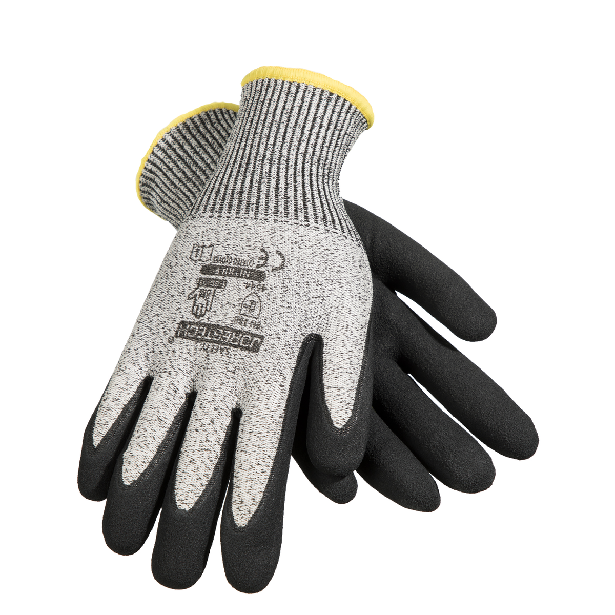 JORESTECH High Visibility Safety Touch Screen Technology Multipurpose Fleece Lined Winter Work Gloves