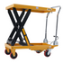 Mobile scissor lift table to transport and lift heavy items