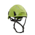 Hard hat for head protection with ventilation and adjustable chin strap
