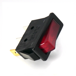 3-Pin Red Rocker Switch