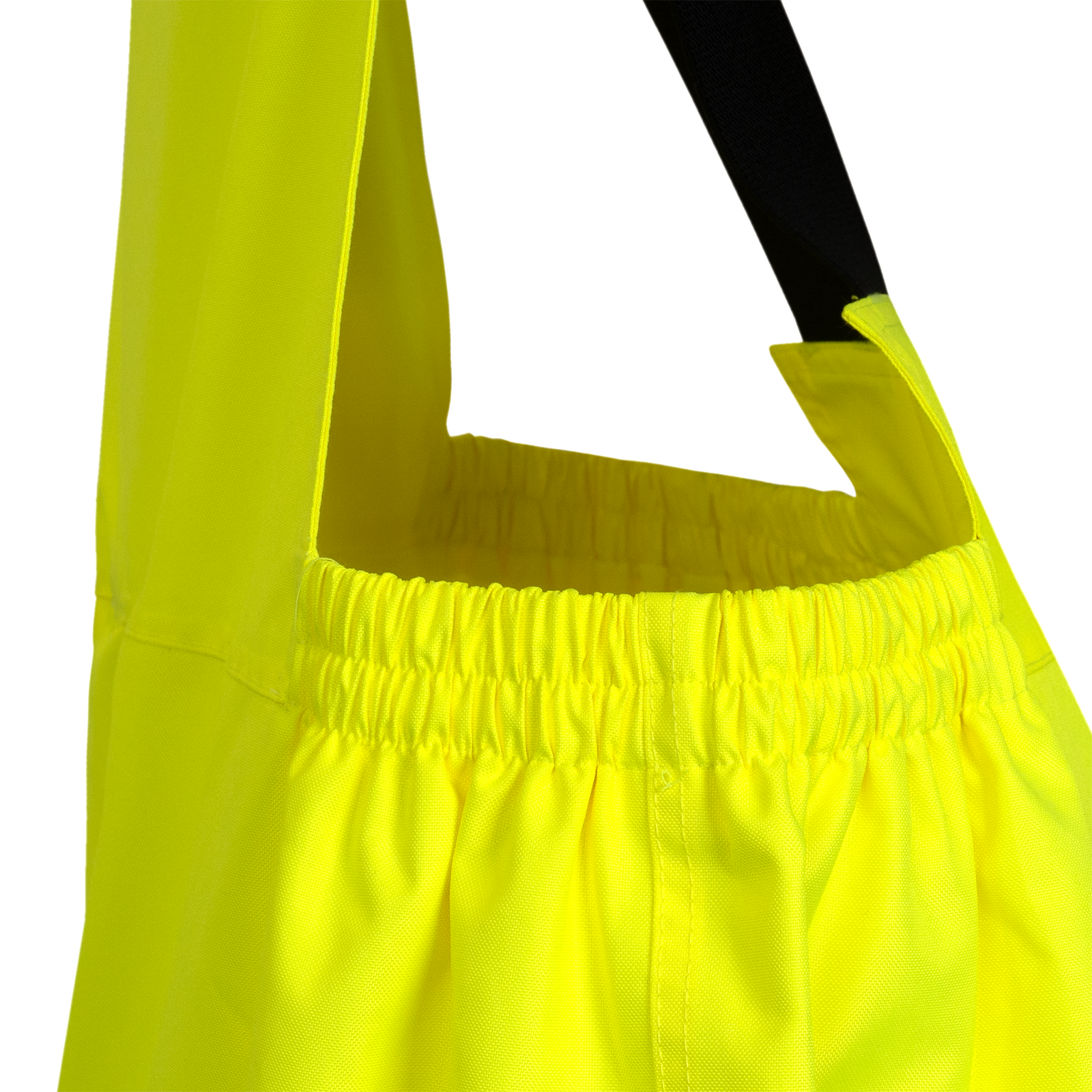 Hi vis safety overall pants with elastic wait 