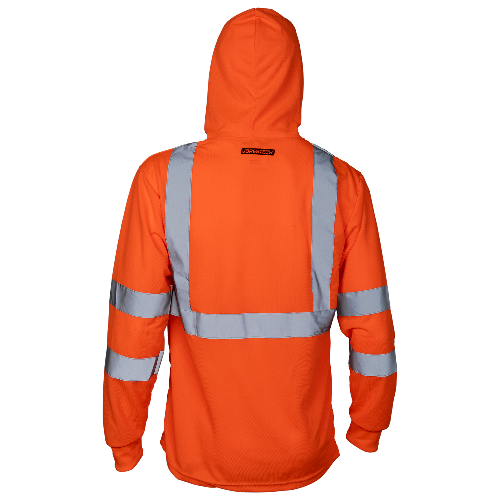 Long Sleeve Safety Shirt With Reflective Strips and Hoodie
