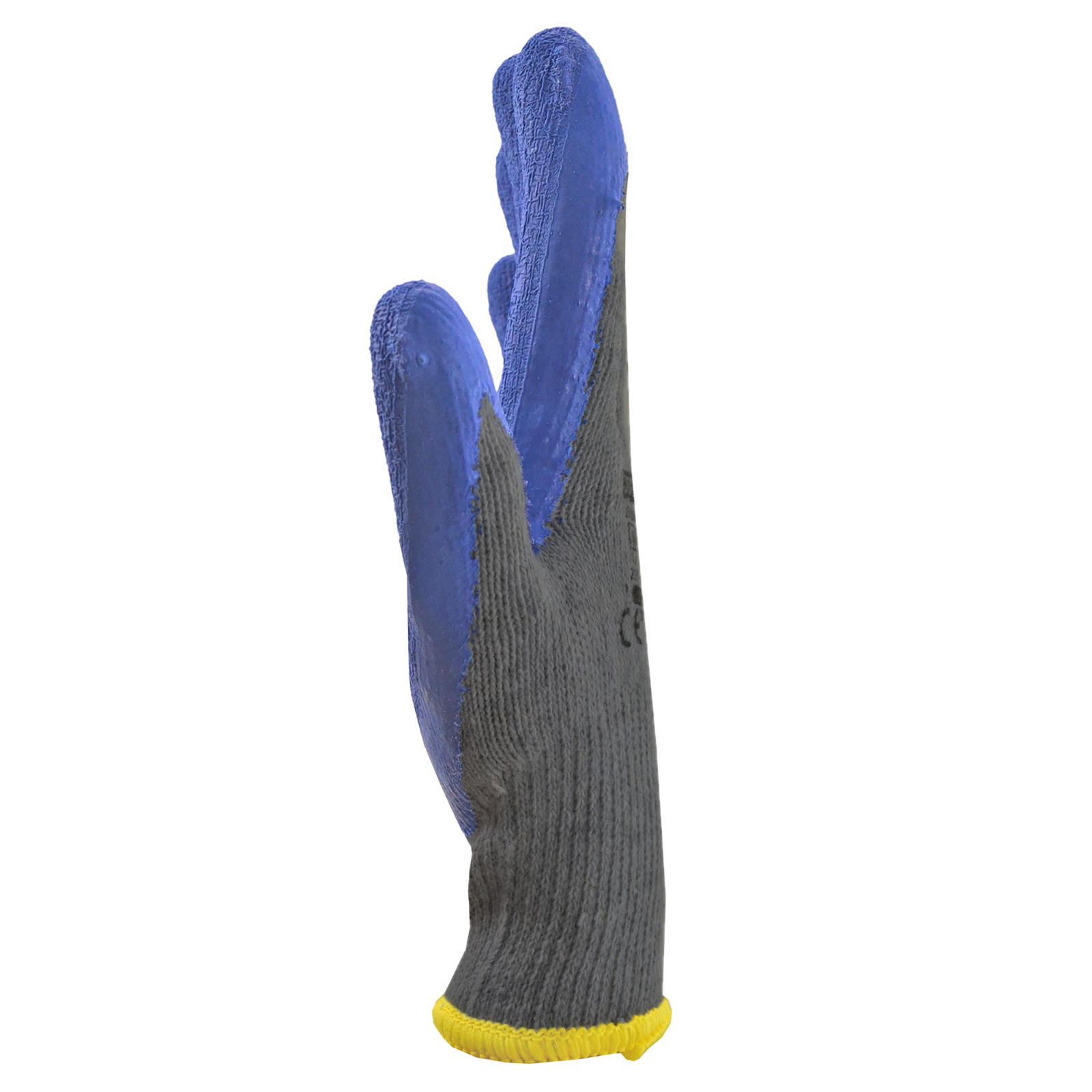 Safety Work Gloves with Crinkle Latex Dipped Palms – Pack of 12