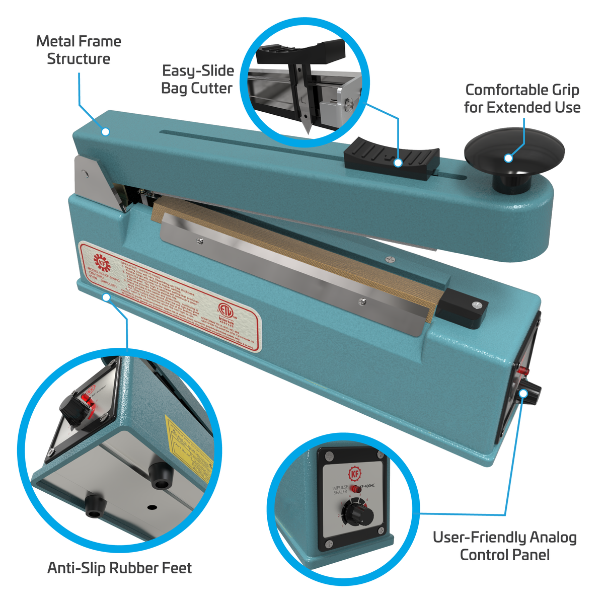 Polypropylene Bag Heat Sealer and Cutter – Technopack Corporation