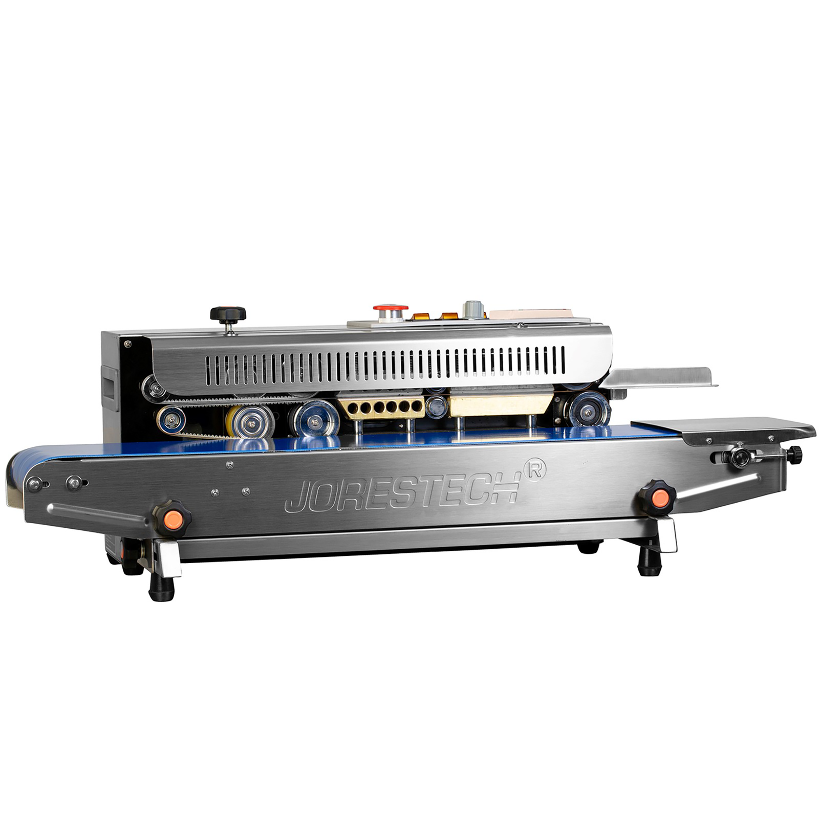 stainless steel horizontal JORES TECHNOLOGIES® continuous band sealer set for horizontal applications