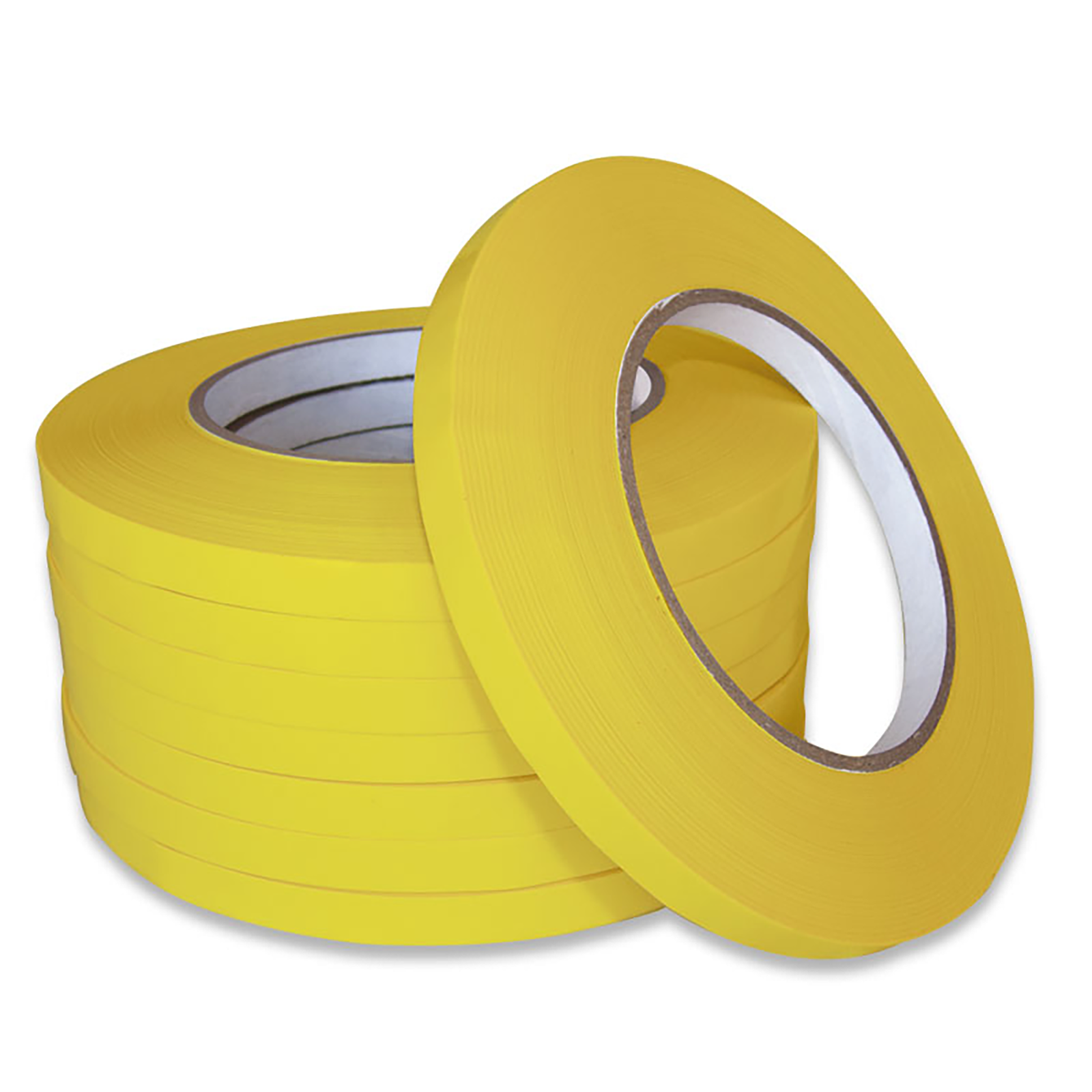 Pack of 10 yellow bag closer tapes 