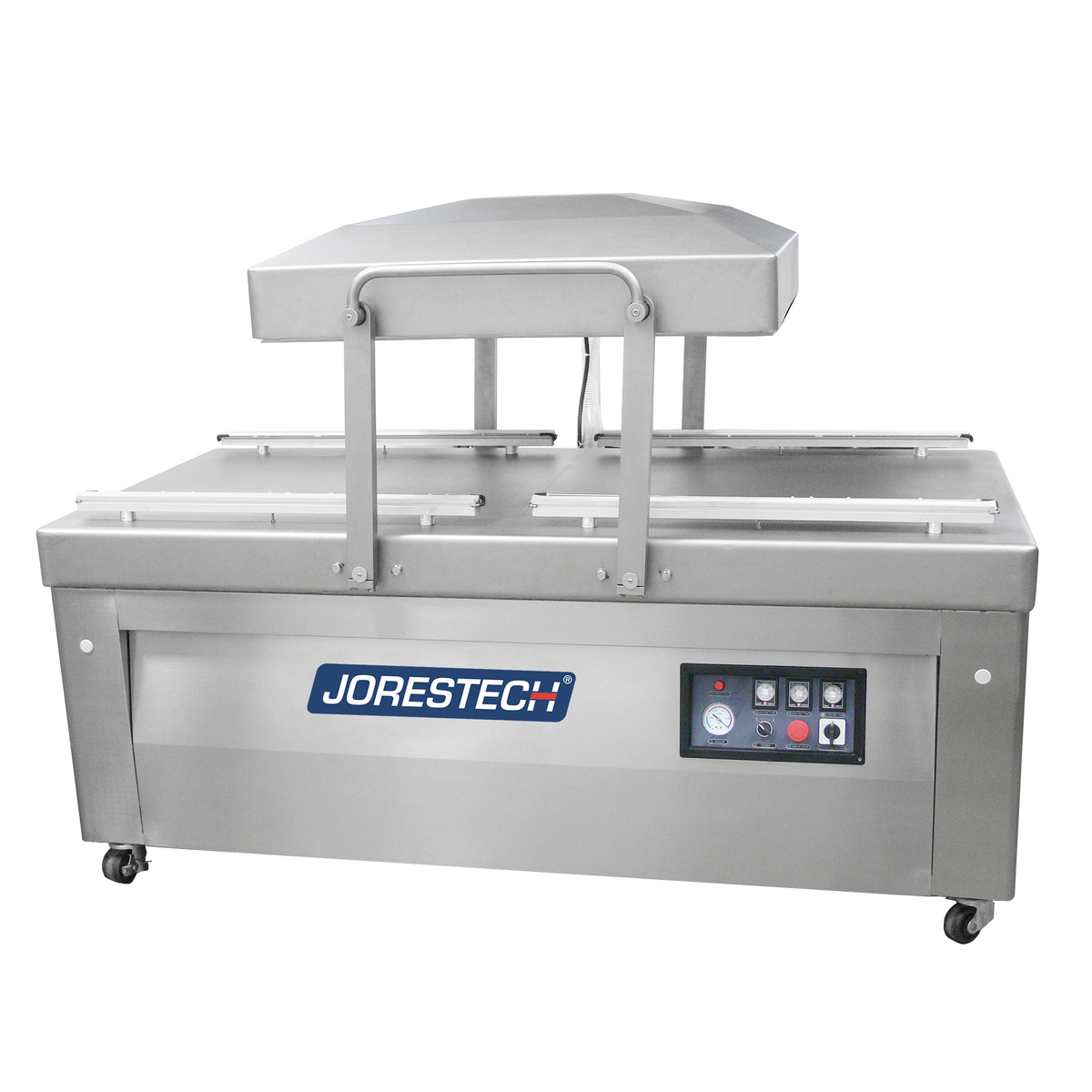 Commercial Vacuum Sealer with Double Chamber and Sealing Bars