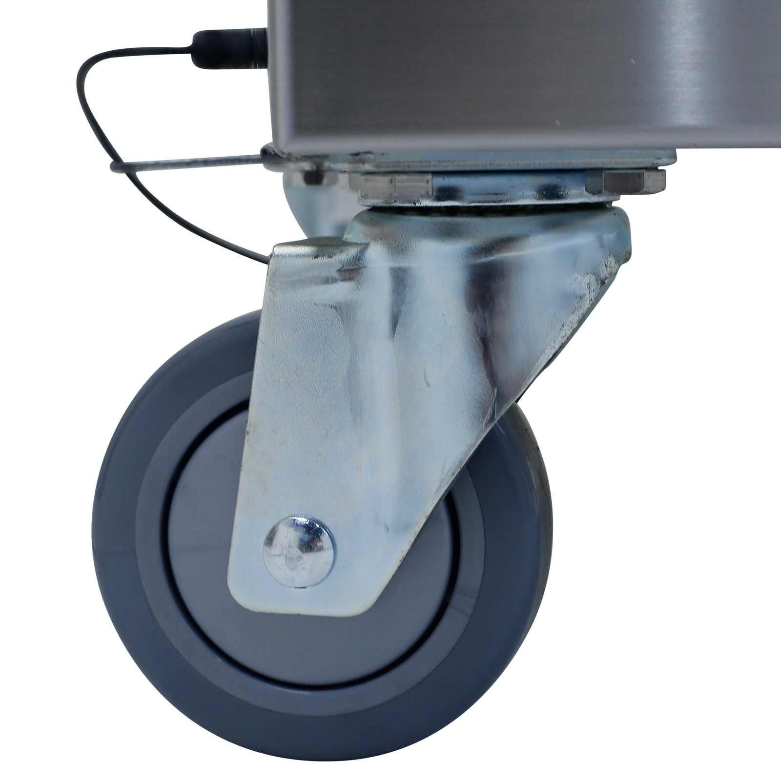 One of the wheels of the JORES TECHNOLOGIES® commercial single chamber vacuum sealer