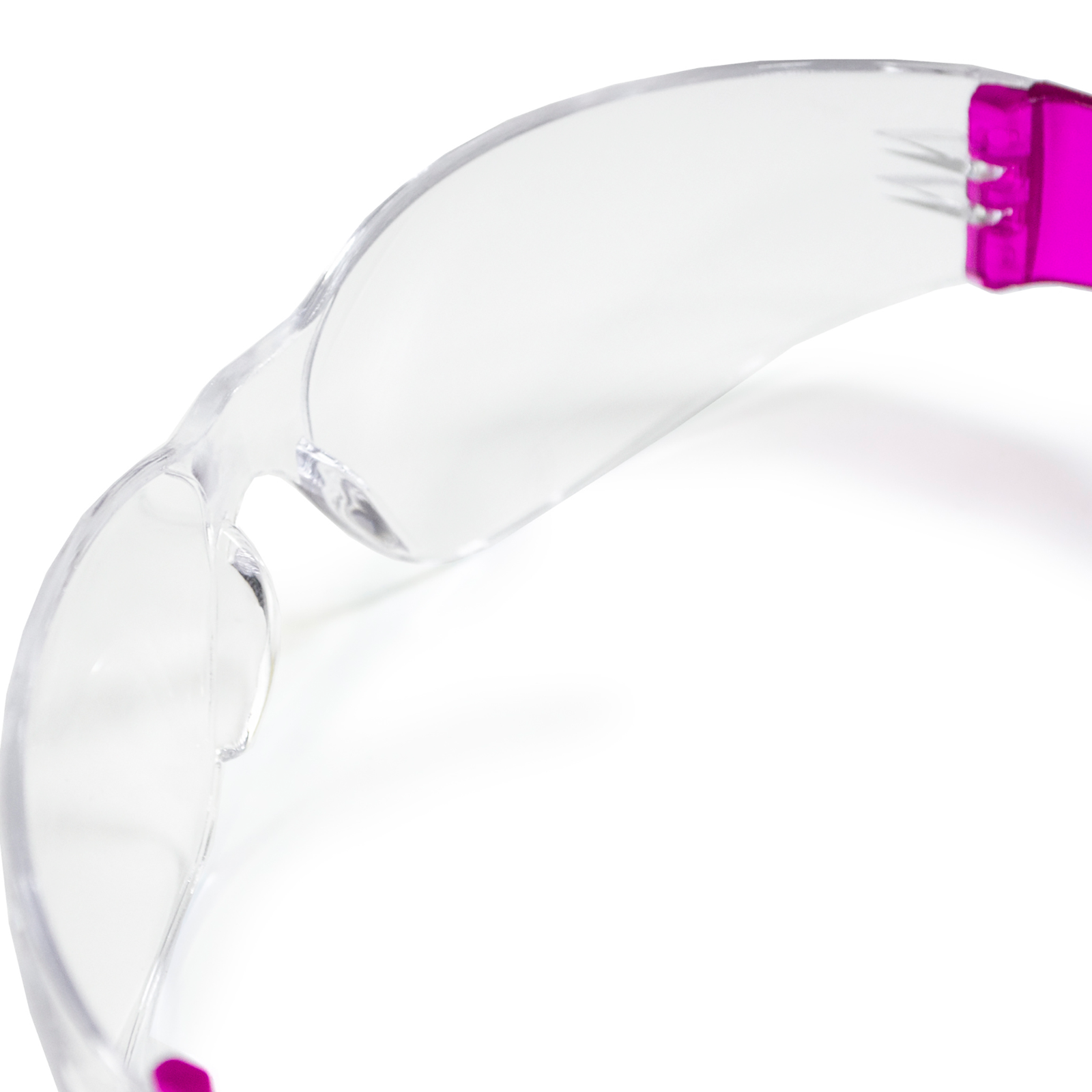 Clear safety glasses for high impact protection UV coated