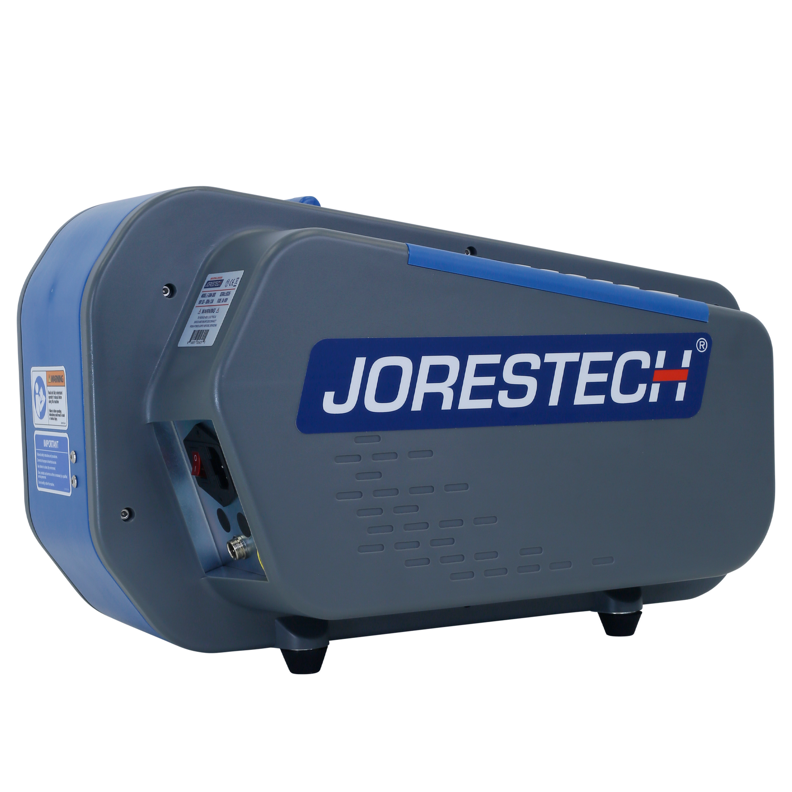 Diagonal view of the JORES TECHNOLOGIES® gummed kraft paper tape dispenser