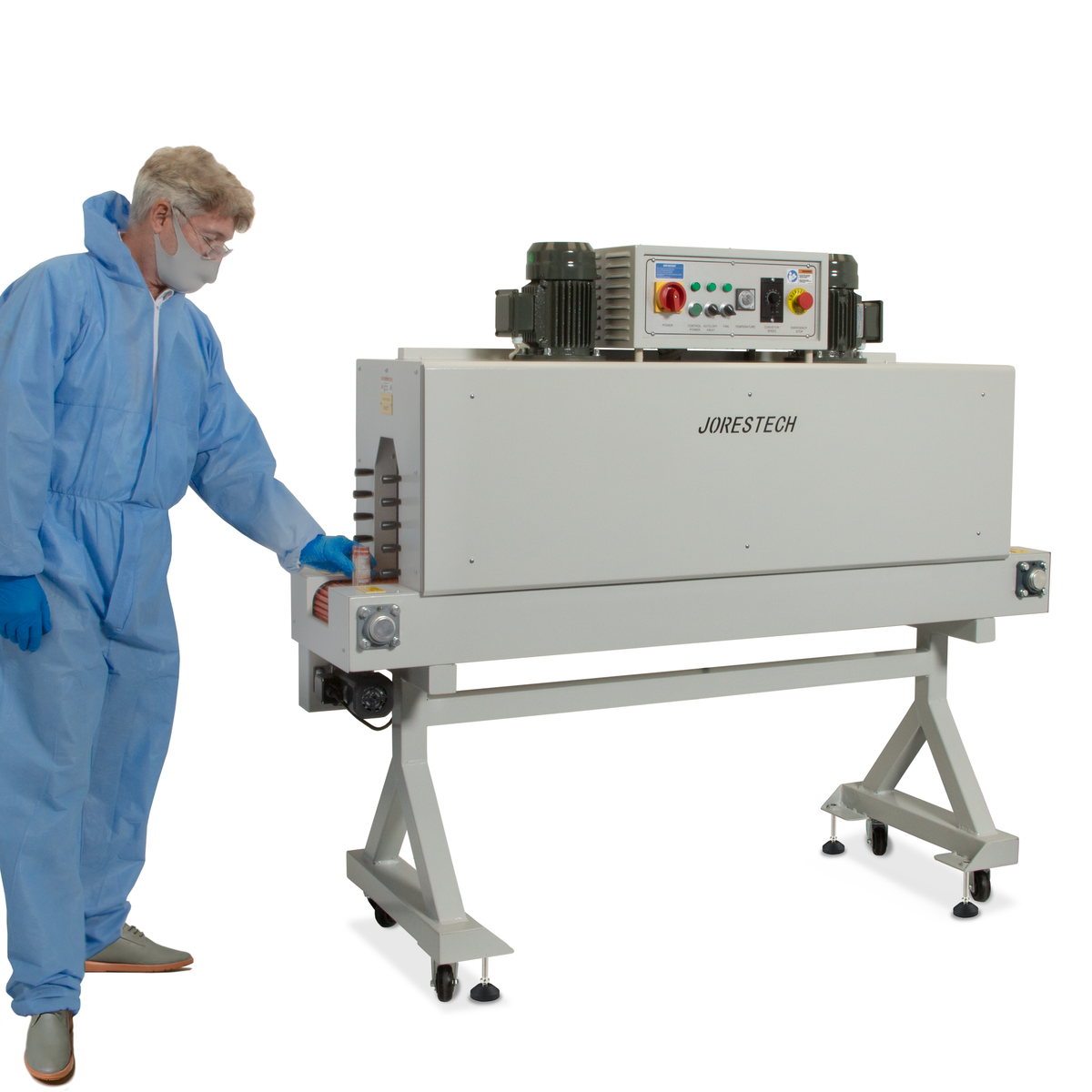 Heat Tunnel with Conveyor for Shrink Labeling Technopack Corporation