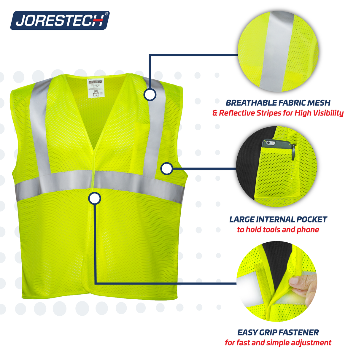 High Vis Warnweste – Sicherheitsweste Mit Taschen, Größe XL+ (China, NEU Mit Etikett)