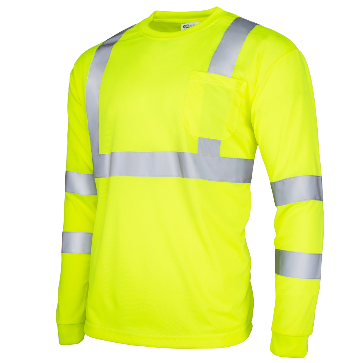 JORESTECH Hi-Vis Long Sleeve Safety Shirt, ANSI Class 3 (Yellow, 2XL)