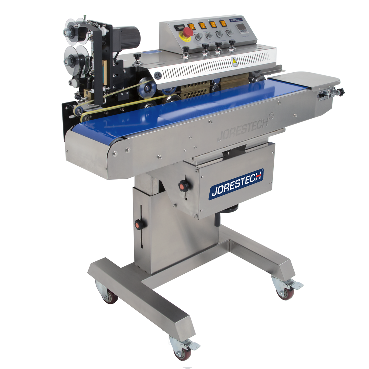 Stainless Steel Digital Horizontal Continuous Band Sealer 1000I with Coder