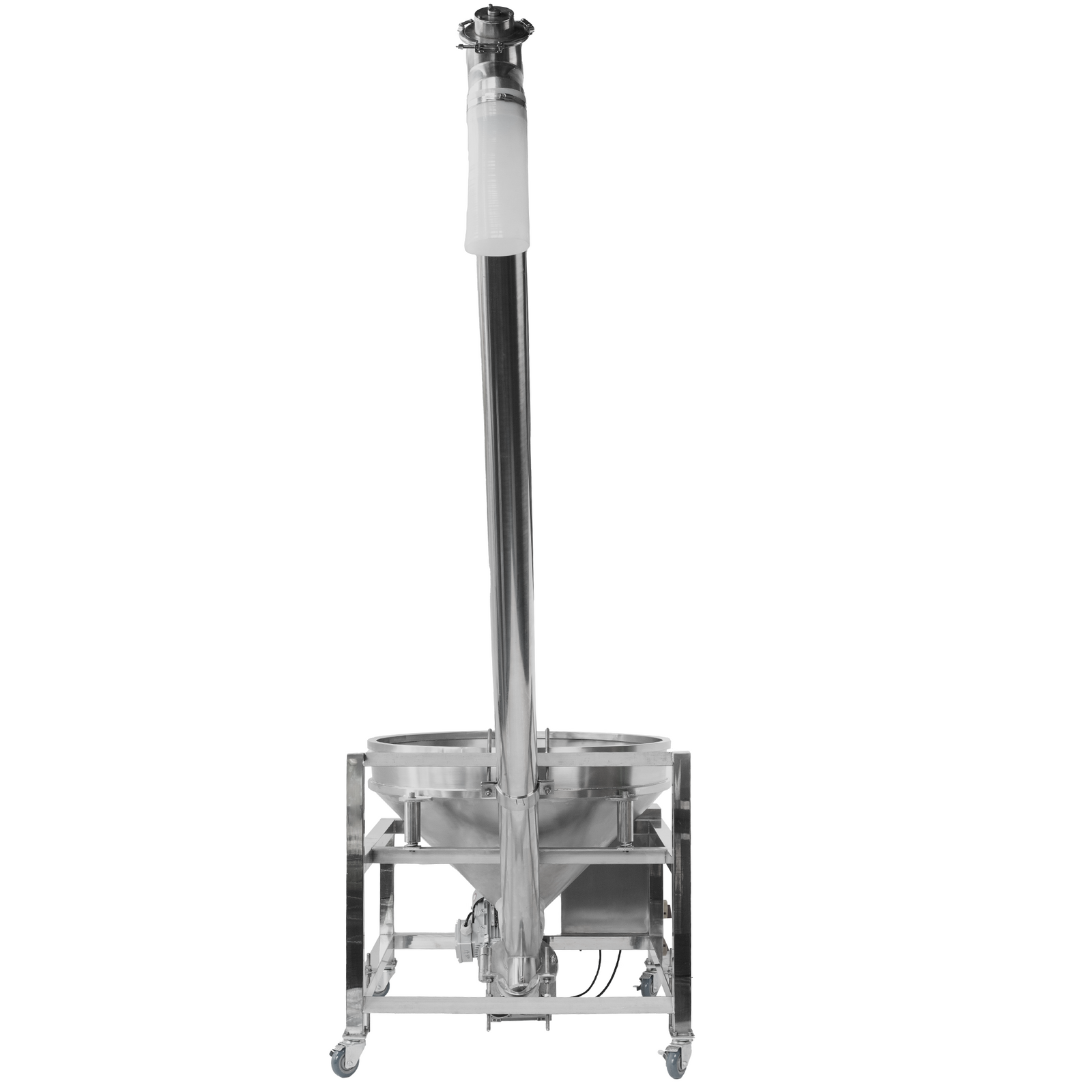 Stainless steel screw elevator or auger feeder for powders by JORES TECHNOLOGIES®
