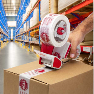 Tape Gun Blade Exposure: Severe Injury Risk Alert