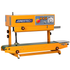 yellow powder coated continuous band sealer packaging machine