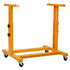 Yellow powder coated stand for continuous band sealer machines