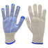 Front and back of 1 pair of multipurpose JORESTECH gloves with anti-slip PVC Doted palm