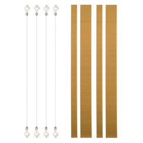 Set of 4 PTFE precut strips and 4 round wire cutting conversion replacement part kits for manual impulse sealers