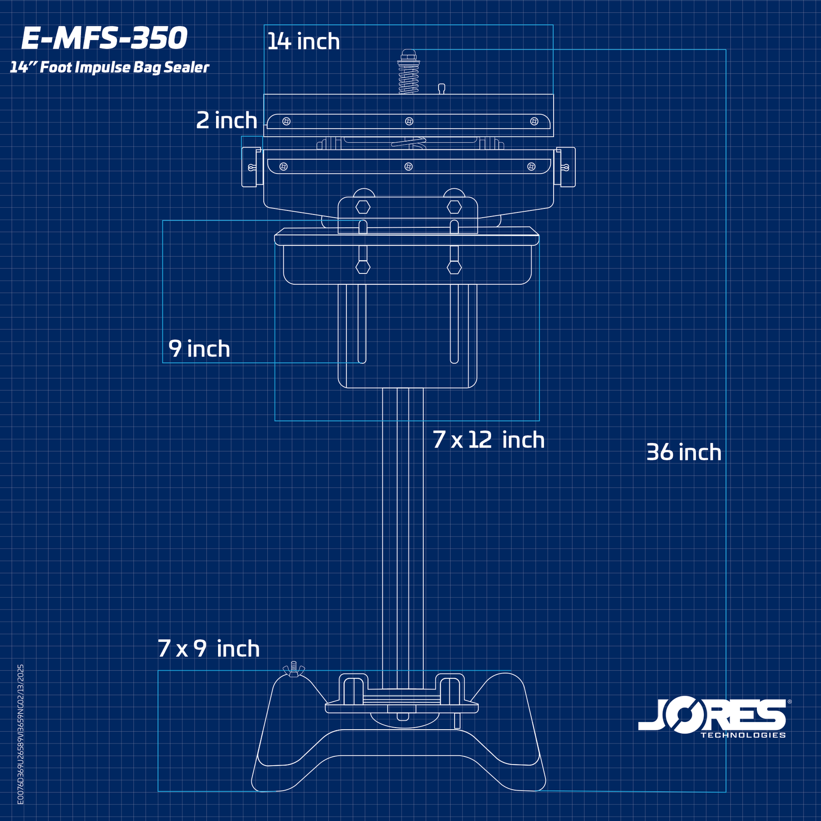 14” Foot Impulse Bag Sealer