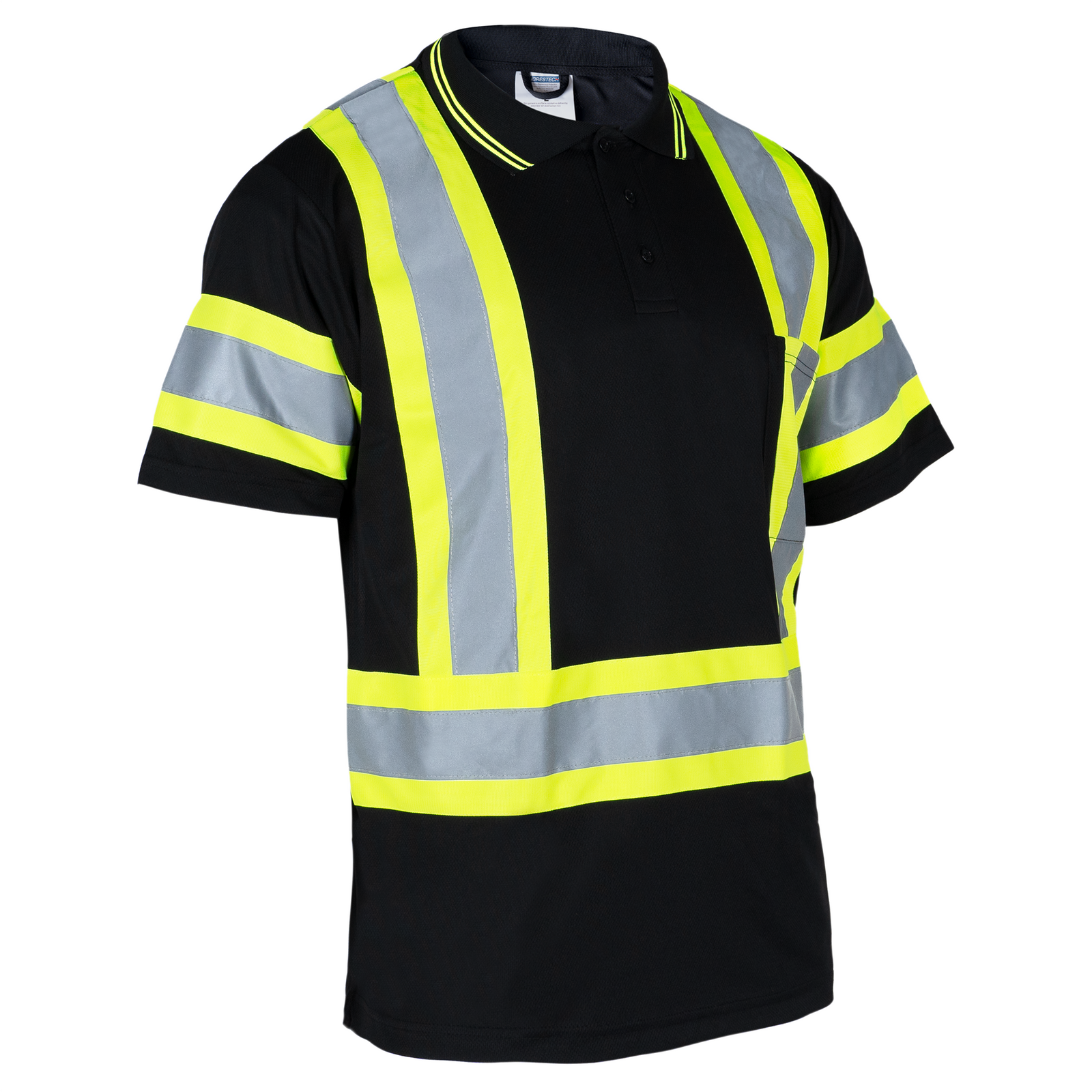 Hi-Vis Reflective Two-Tone Safety Polo Shirt