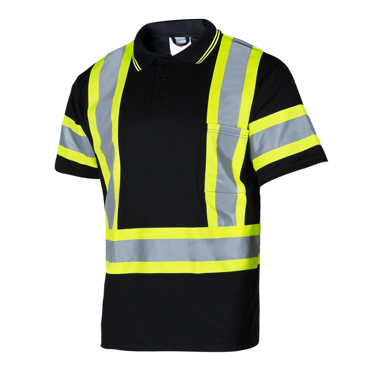 Hi-Vis Reflective Two-Tone Safety Polo Shirt