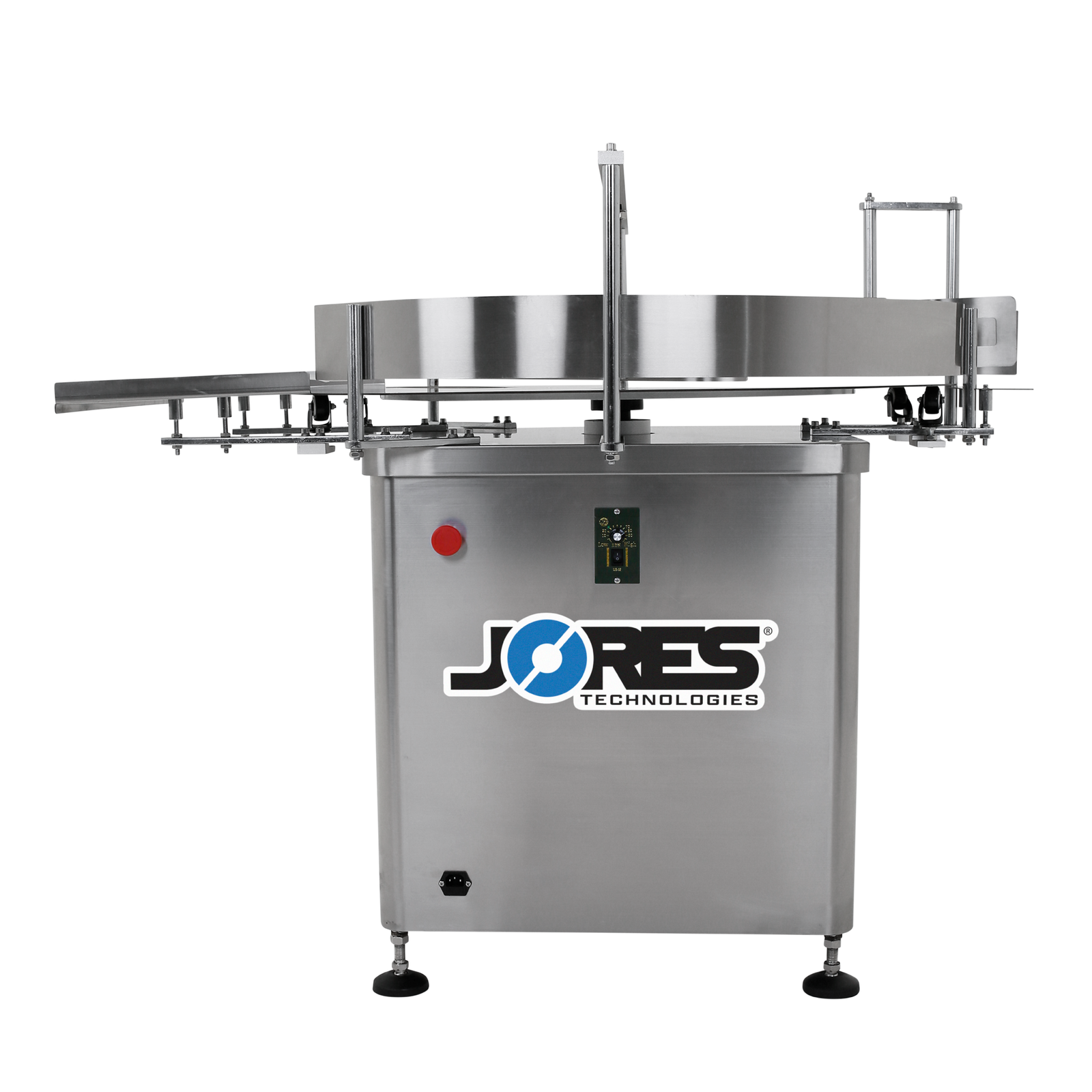 Stainless steel 39 inch rotary accumulation table and bottle unscrambler  by JORES TECHNOLOGIES®