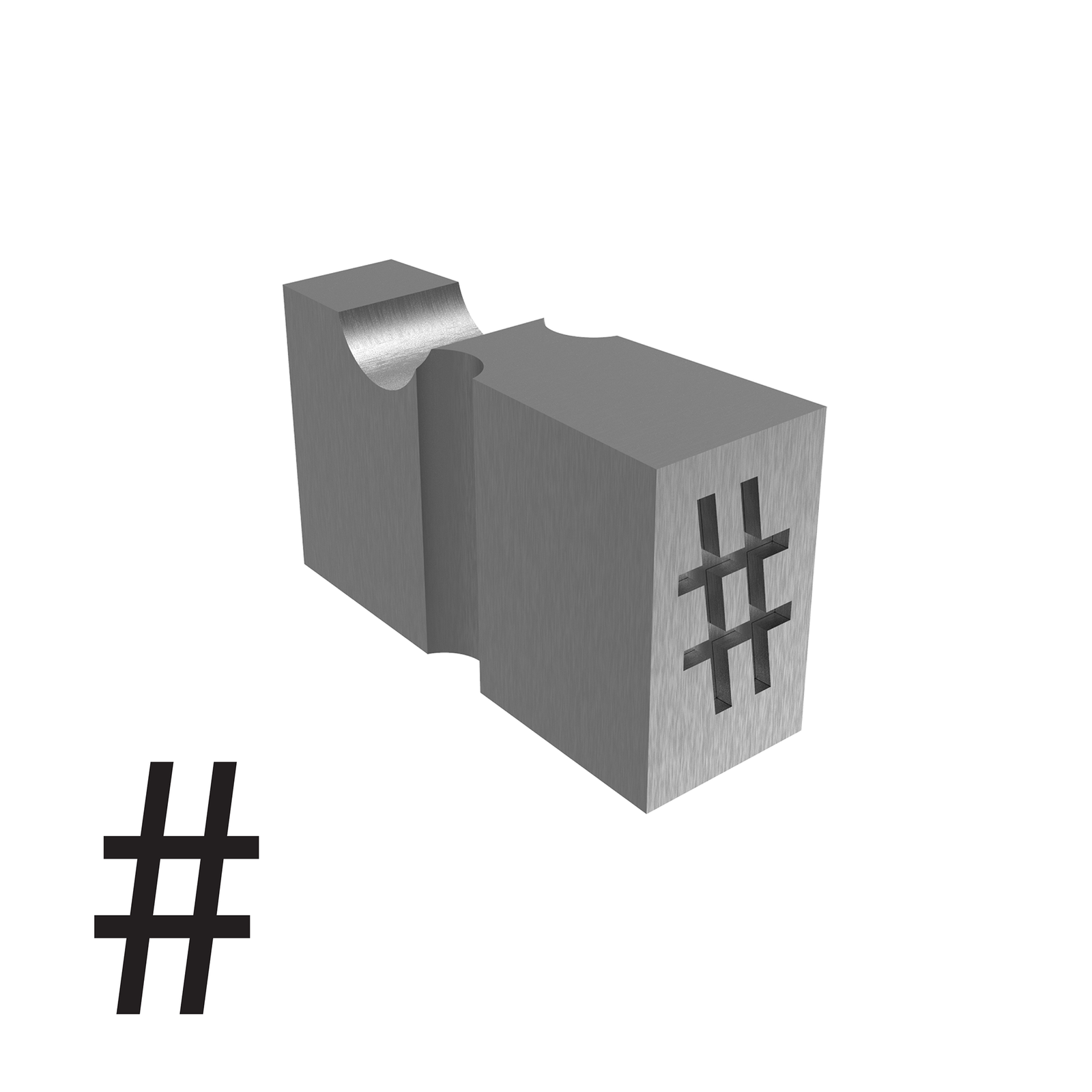 4.9mm Embossing Types - Number Sign for JORES TECHNOLOGIES® Continuous ...