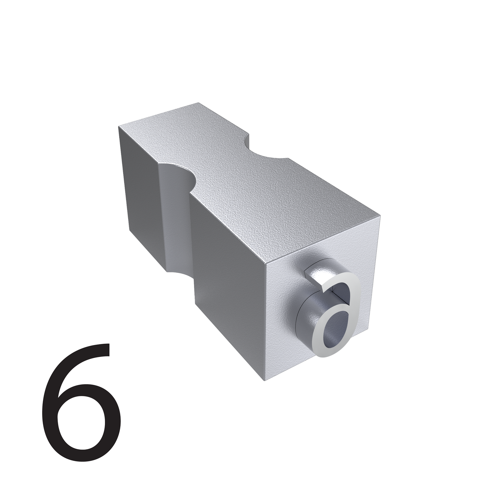 Type of number 6 for hot roll printers