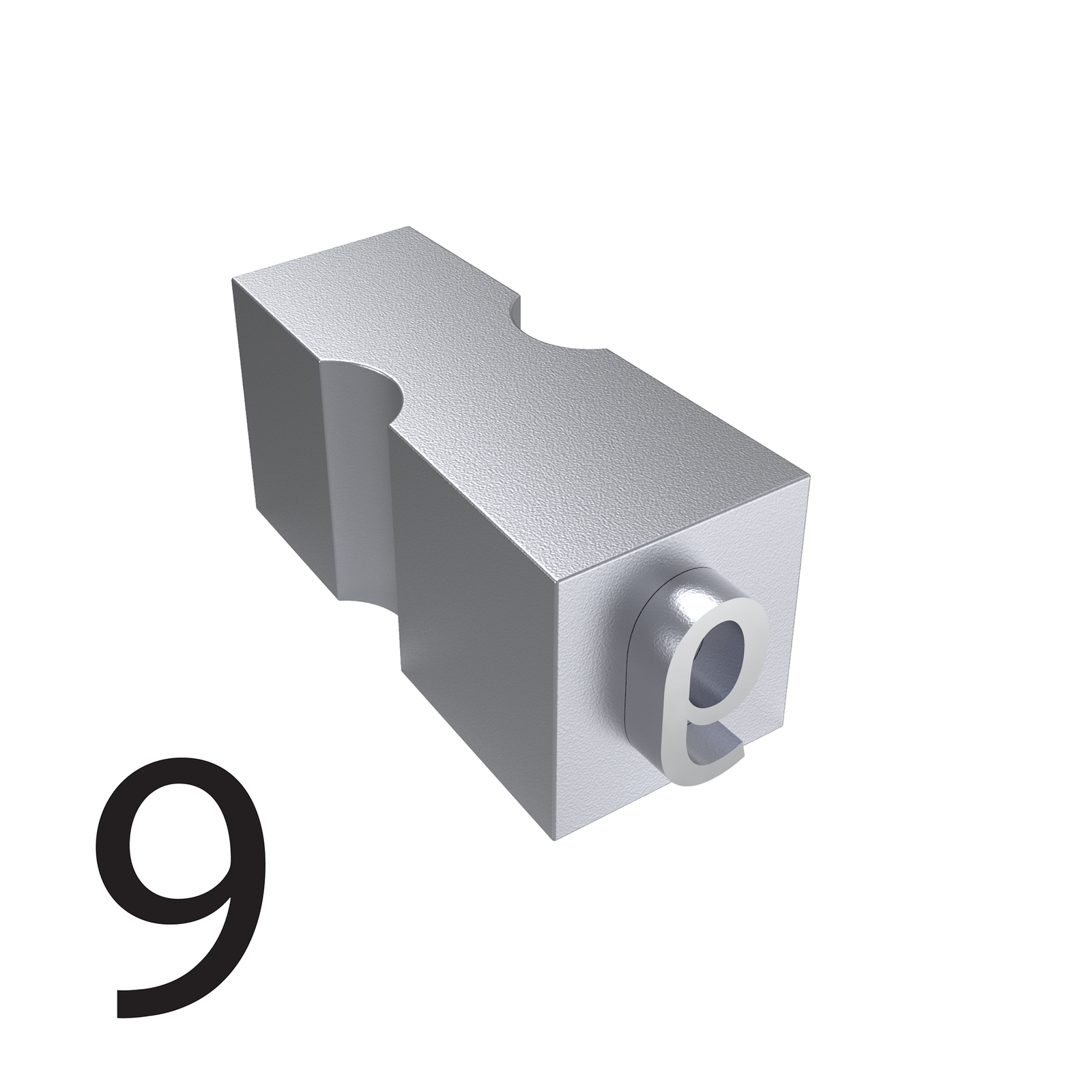 Type of number 9 for hot roll printers