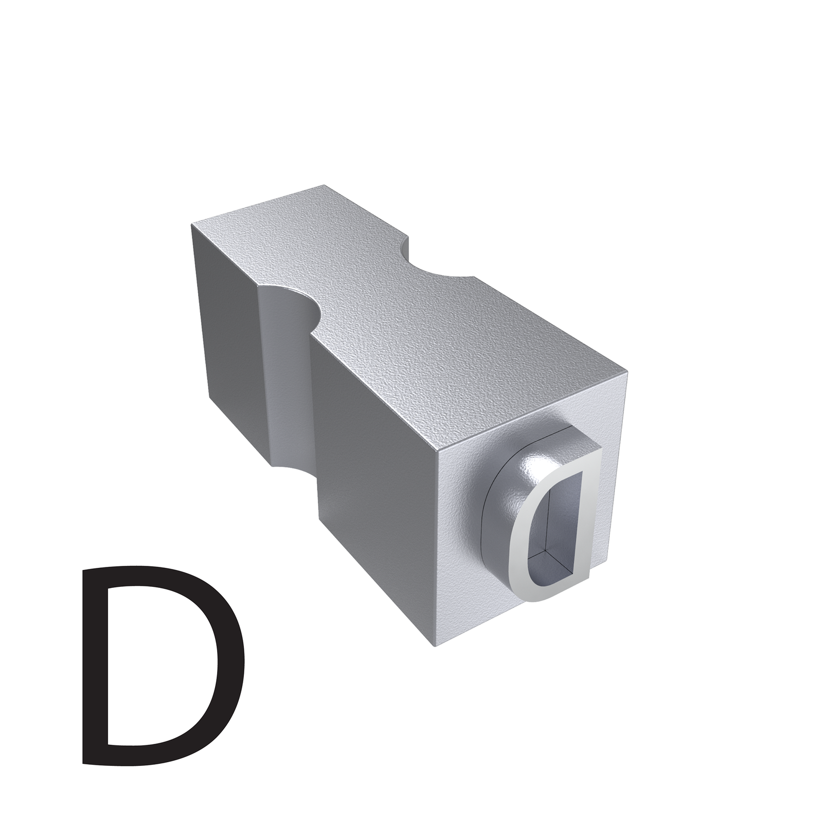 Type of letter D for hot ink roll printers