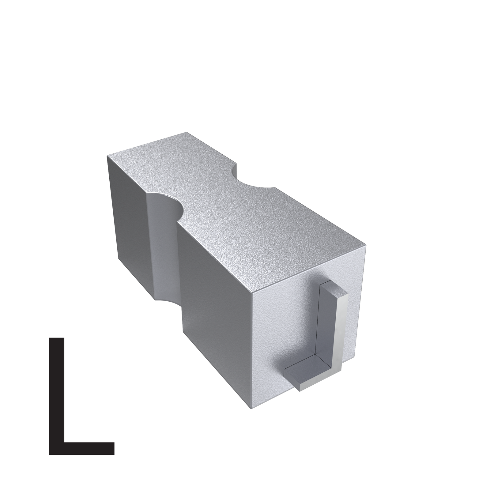 Type of letter L for hot ink roll printers