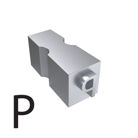 Type of letter P for hot ink roll printers