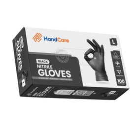 HandCare Black Nitrile  Exam Grade, Powder Free (6 Mil) 1000 Gloves