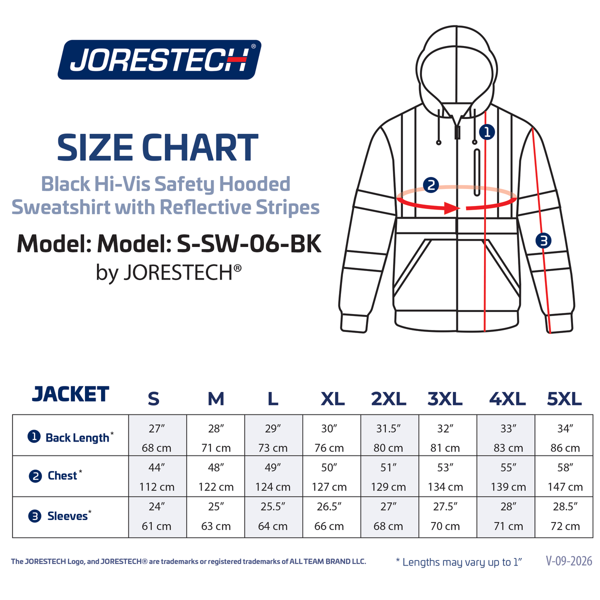 Sw-06 Size chart