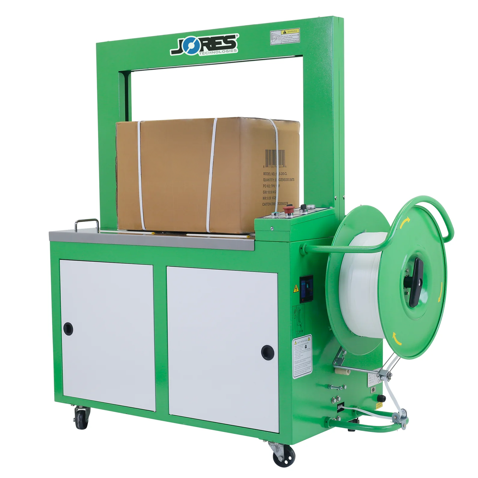 automatic poly strapping machine by JORES TECHNOLOGIES®