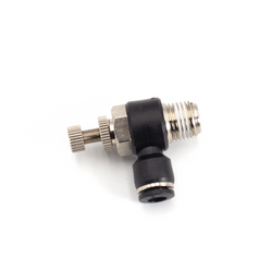 Adjustable Pneumatic Elbow Connector with Male Thread - SL6-02 - M13.5 x 1 - #6