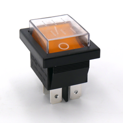 Amber Rocker Switch RK1-01 2X1N