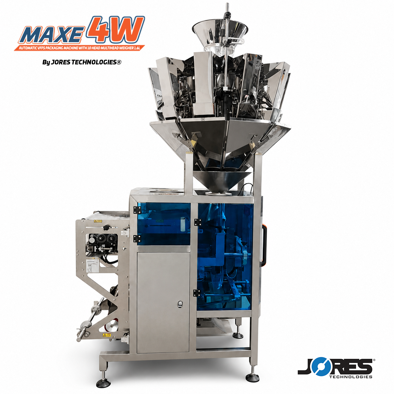 Automatic VFFS Packaging Machine with 10 Head Multihead Weigher 1.6L MAXE-4-W