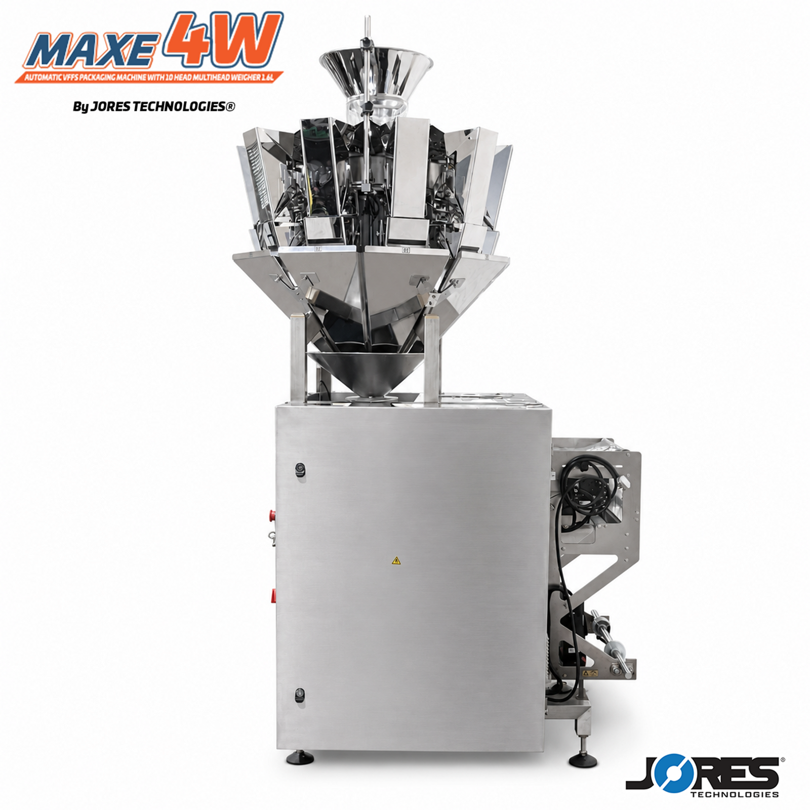 Automatic VFFS Packaging Machine with 10 Head Multihead Weigher 1.6L MAXE-4-W