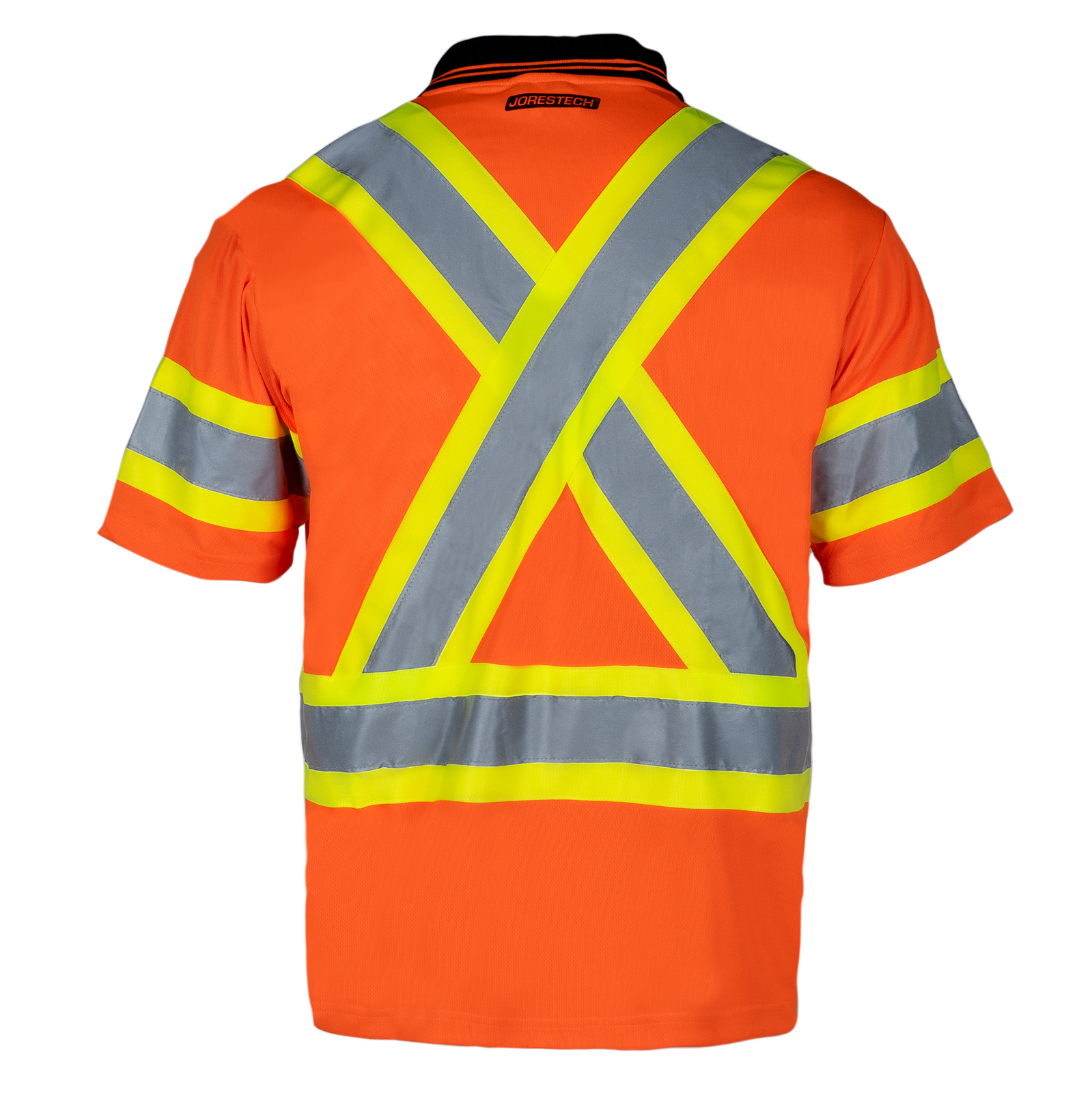 Hi-Vis X-Back Reflective Two-Tone Safety Polo Shirt