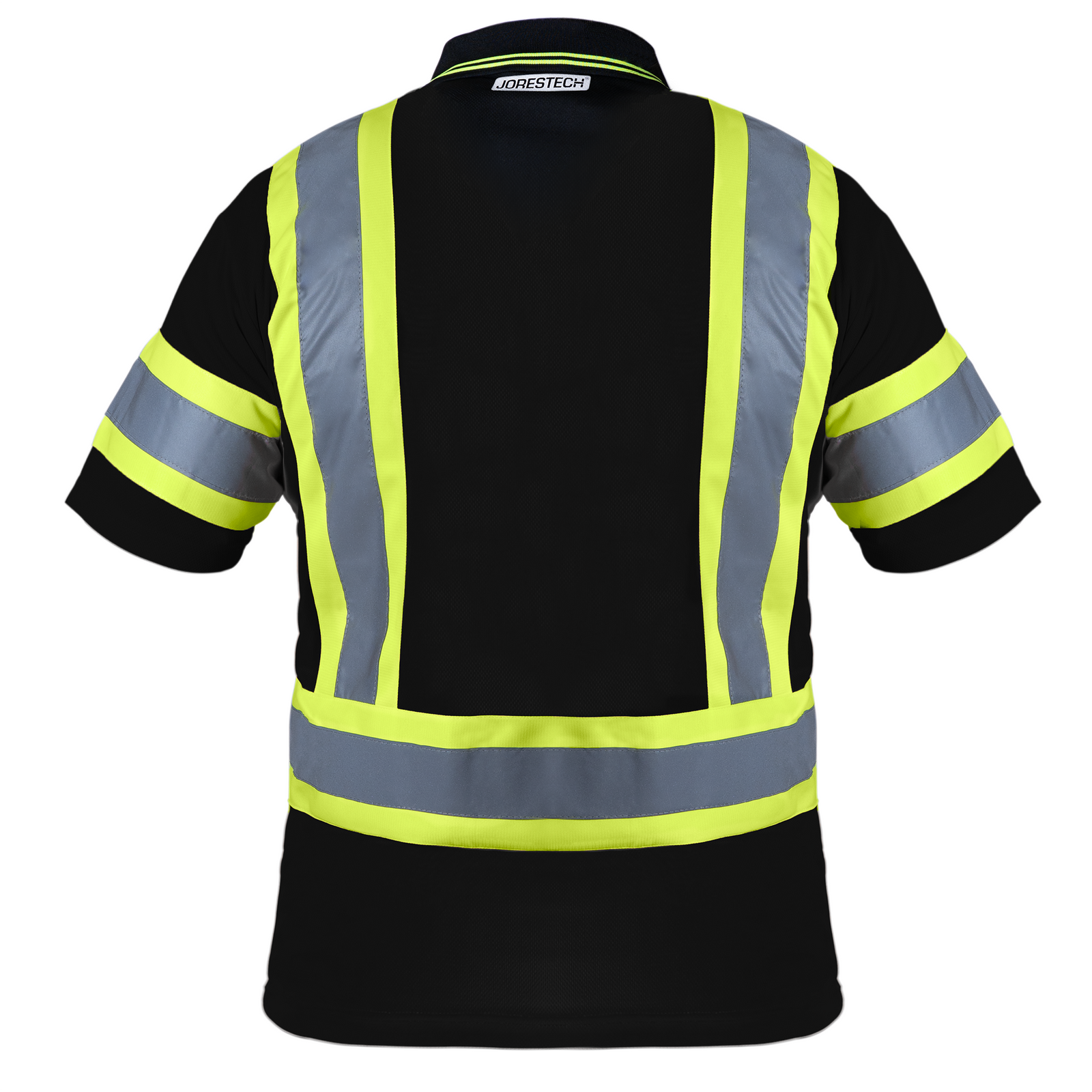 Hi-Vis Reflective Two-Tone Safety Polo Shirt