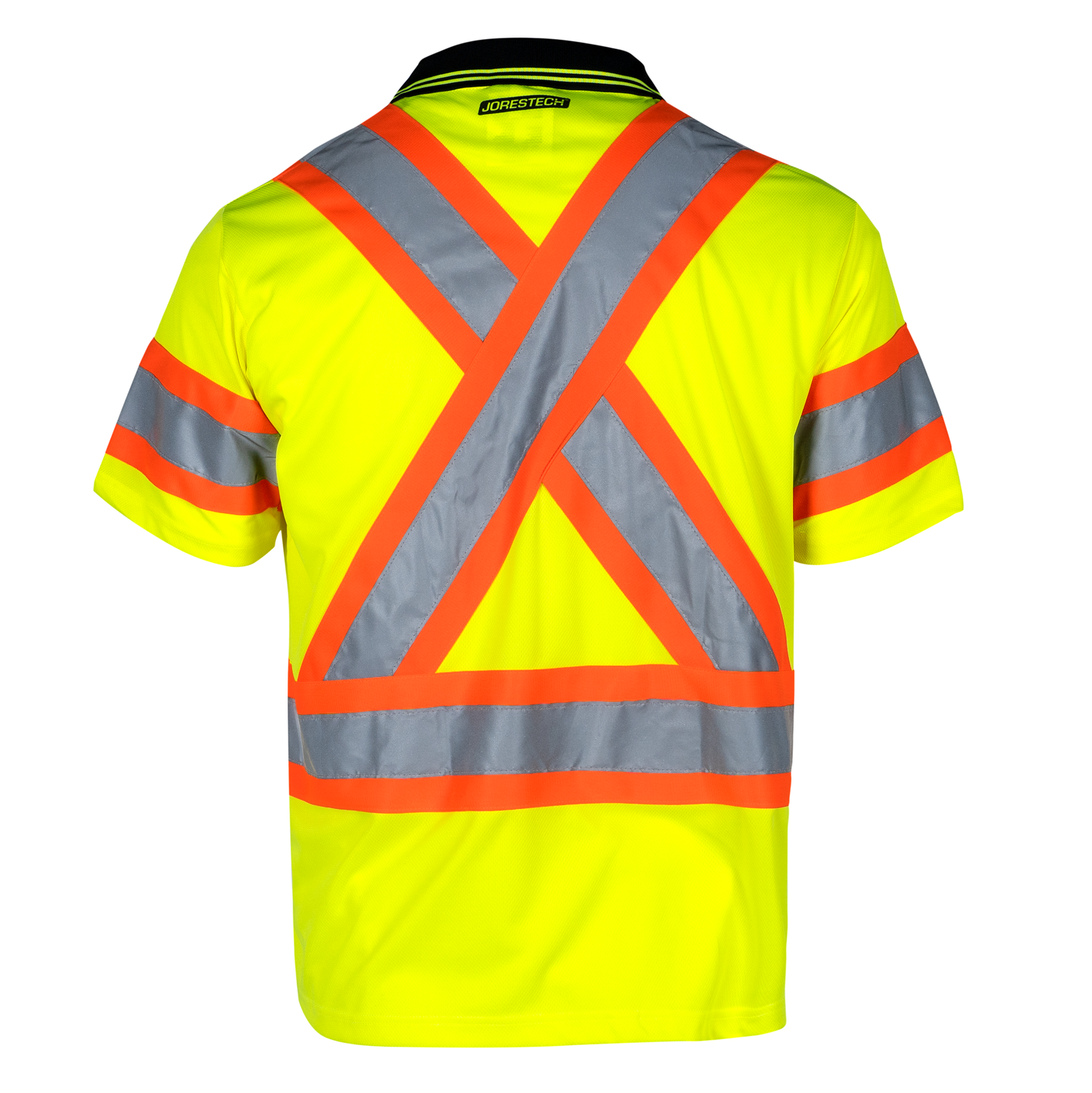 Hi-Vis X-Back Reflective Two-Tone Safety Polo Shirt