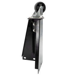 Black Adjustable Leg and Caster for E-TUN-4525-H & E-TUN-4535-H