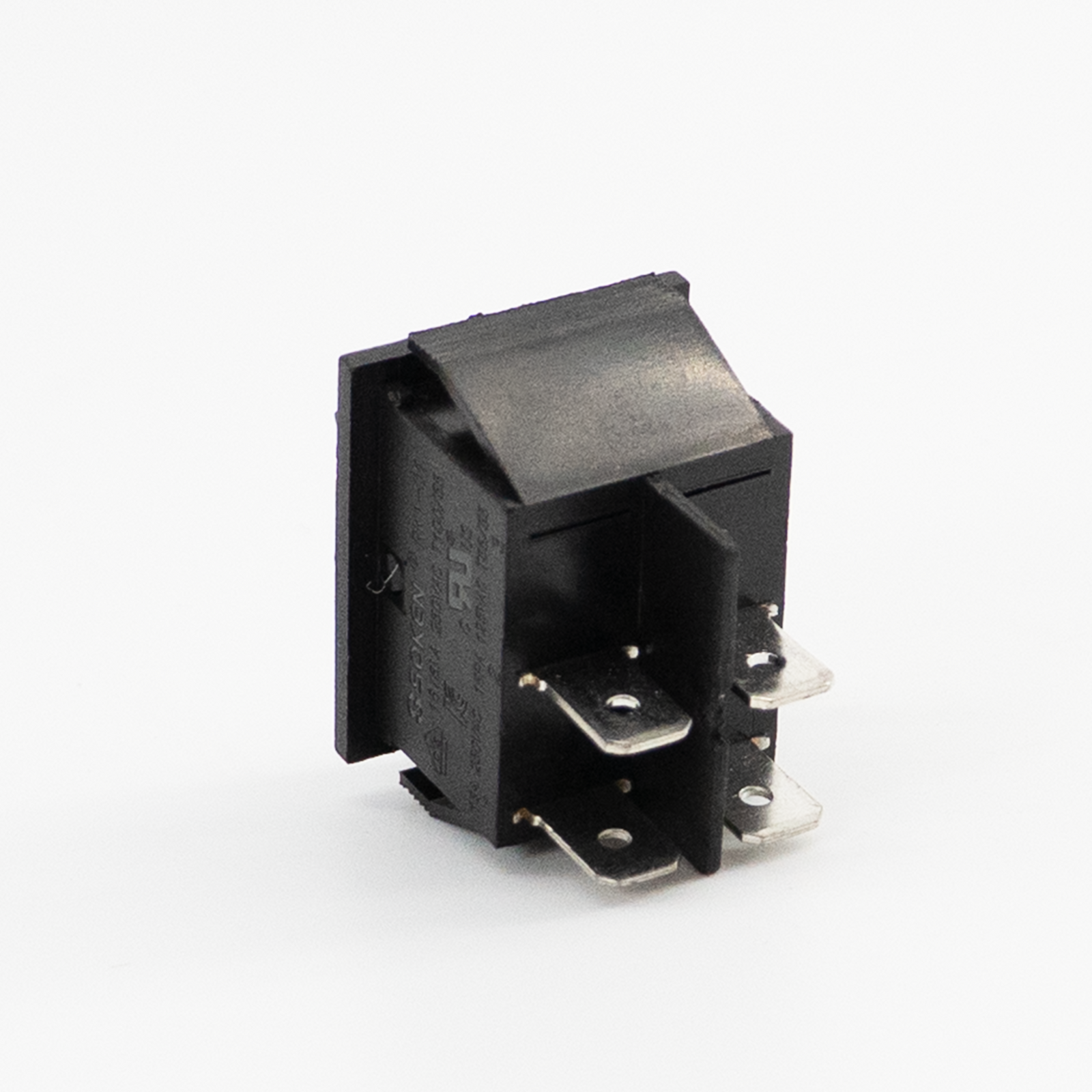 Black Rocker Switch - RK1-01 - rear view