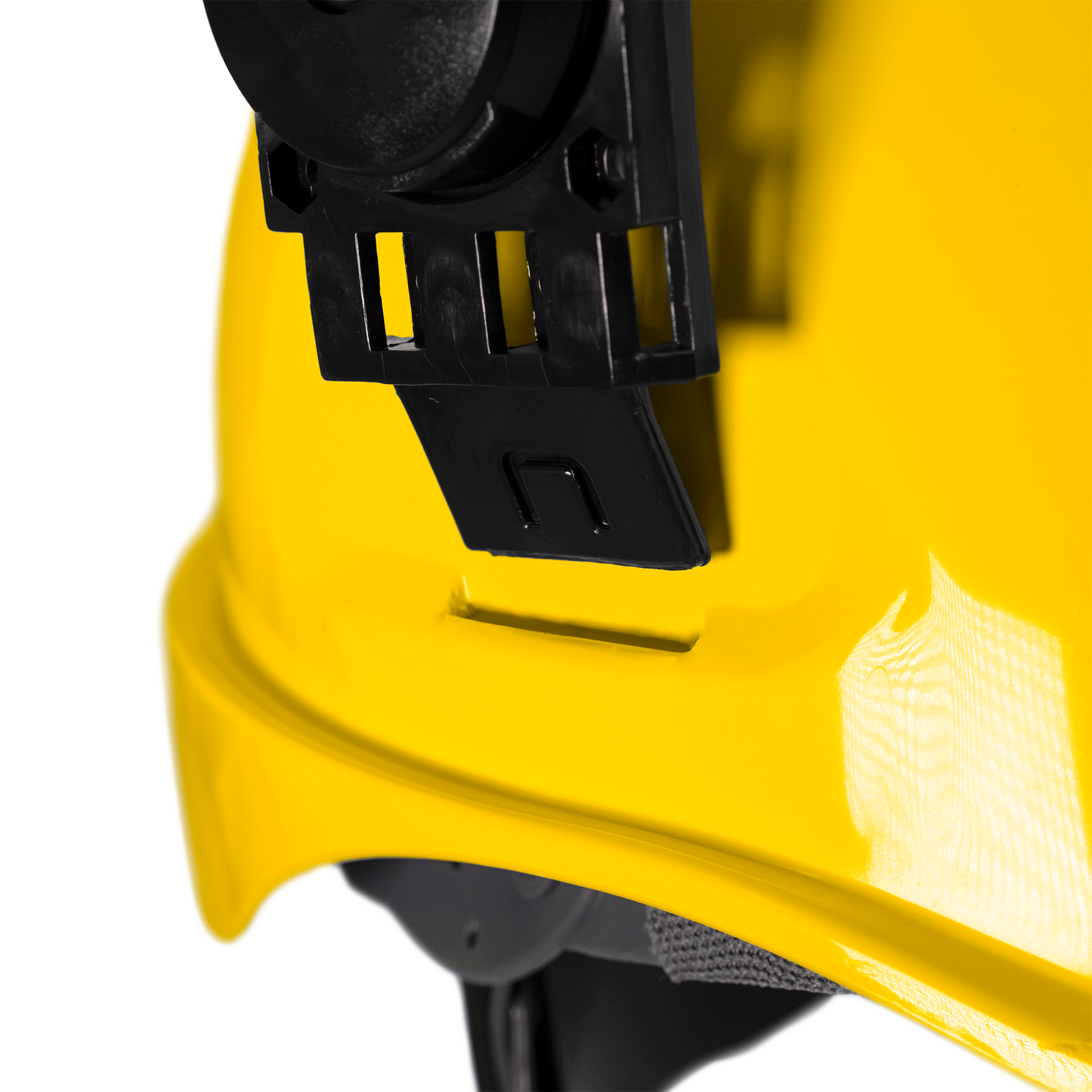 Hard Hat with universal slots to mount accessories