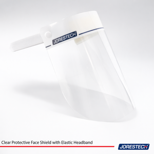 Clear Protective Face Shield with Elastic Headband