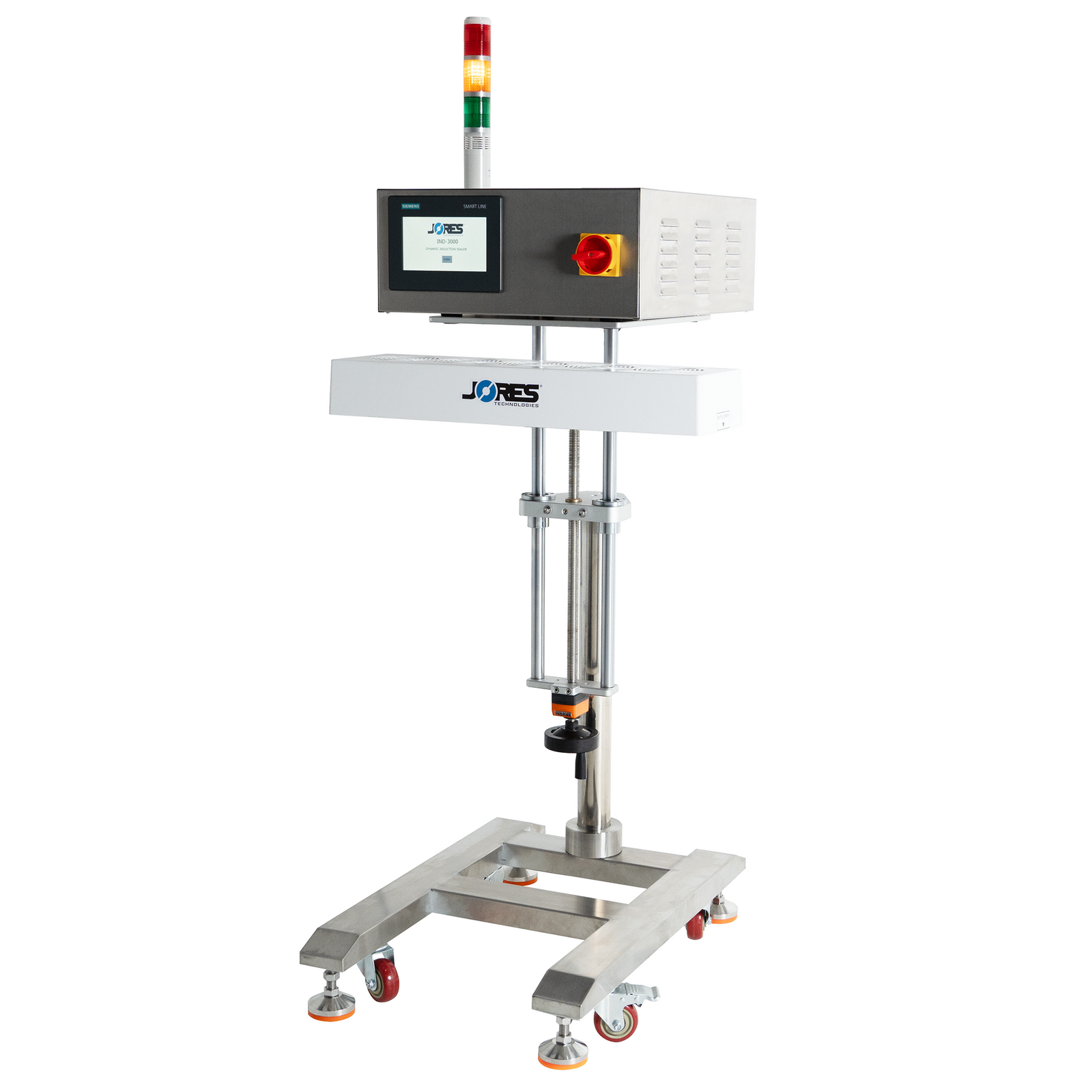 Continuous Inline induction cap sealer for 20 to 120mm