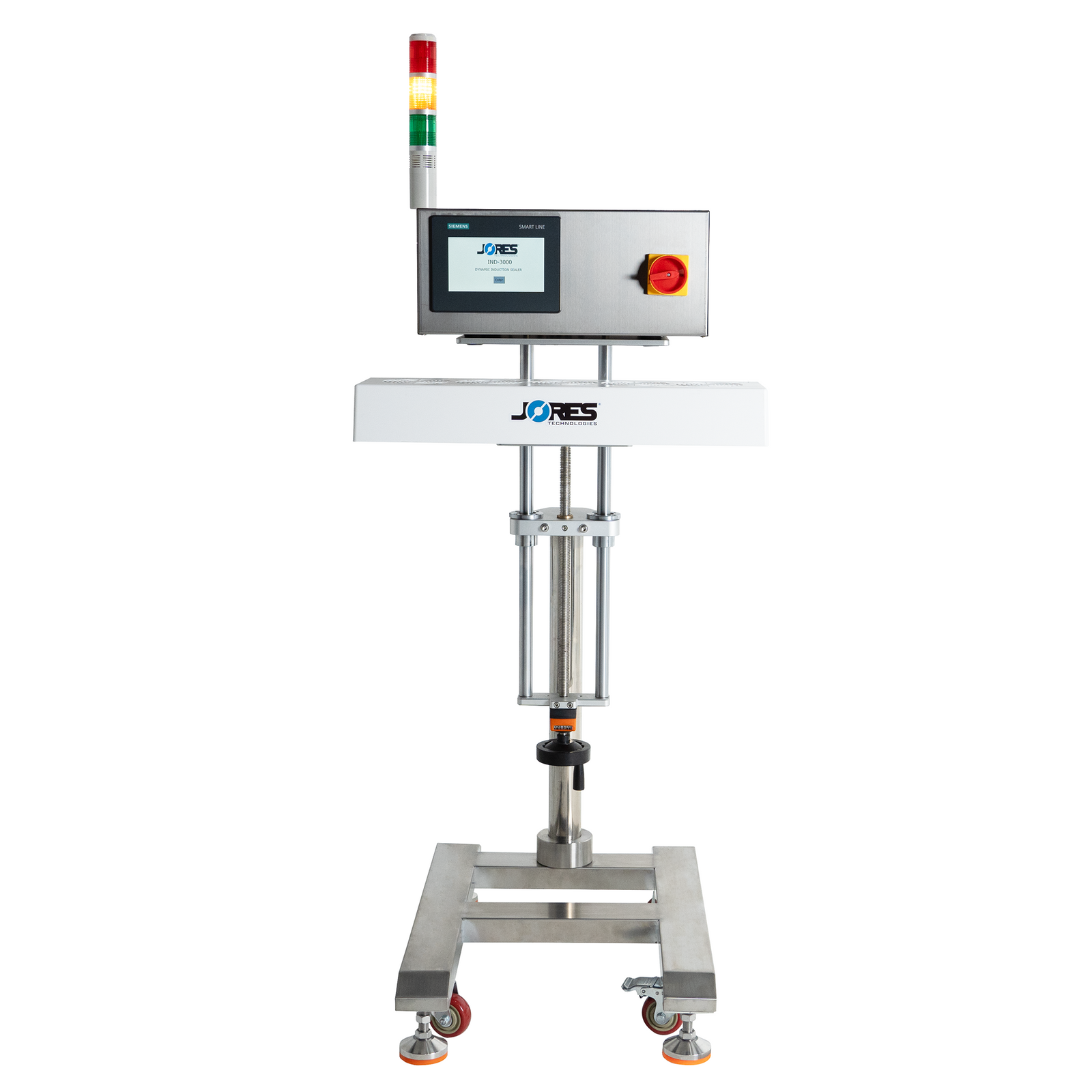 Continuous inline induction cap sealer for 20 to 120mm from JORES TECHNOLOGIES®